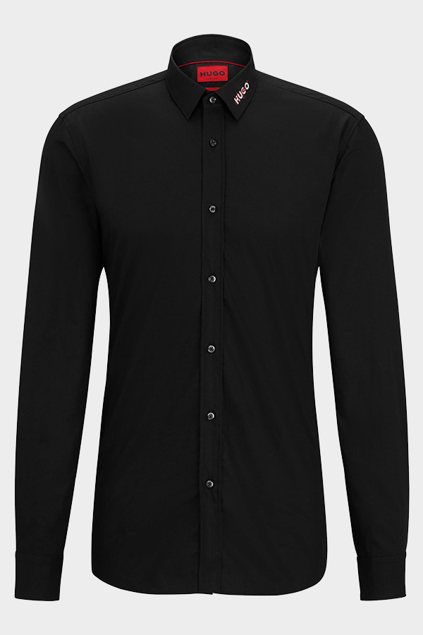 ΠΟΥΚΑΜΙΣΟ HUGO - 001 ΜΑΥΡΟ